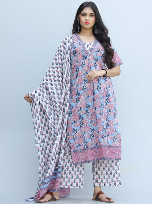 Jashn Emaya - Set of Kurta Palazzo & Dupatta - KS59B2340D