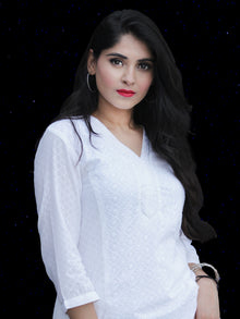 Chandni Madiha - Cotton Straight Kurta Palazzo Set - KS40SFP05