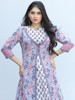 Jashn Ambreen - Set of Kurta Palazzo & Dupatta - KS67A2340D