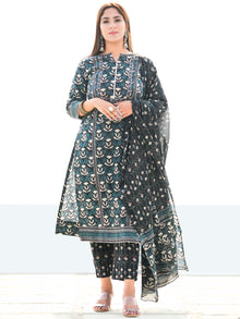 Utsav Zafrah - Kurta Pants & Dupatta - KS22A2583D