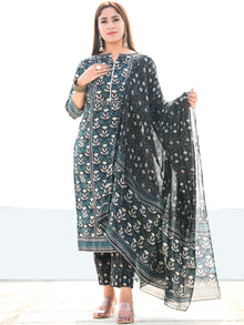 Utsav Zafrah - Kurta Pants & Dupatta - KS22A2583D