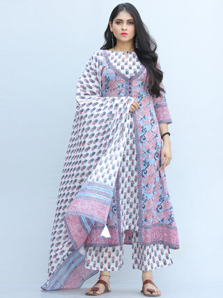Jashn Ambreen - Set of Kurta Palazzo & Dupatta - KS67A2340D