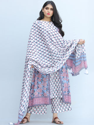 Jashn Ambreen - Set of Kurta Palazzo & Dupatta - KS67A2340D