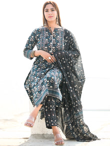 Utsav Zafrah - Kurta Pants & Dupatta - KS22A2583D