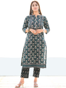 Utsav Zafrah - Kurta Pants & Dupatta - KS22A2583D