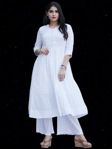 Chandni Karen - Cotton Dobby Kurta Palazzo Set - KS41SFP06