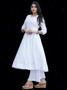 Chandni Karen - Cotton Dobby Kurta Palazzo Set - KS41SFP06