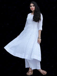 Chandni Karen - Cotton Dobby Kurta Palazzo Set - KS41SFP06