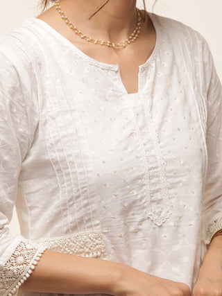 Gulmarg Sania Set Of Anarkali Kurta Pants Dupatta