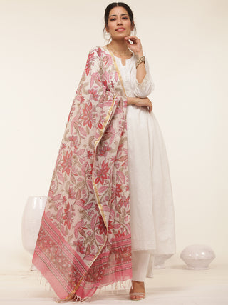 Gulmarg Sania Set Of Anarkali Kurta Pants Dupatta