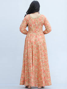 Gulzar Shanza- Urave Cut Flared Long Cotton Dress  - D459F2292