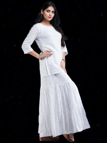 Chandni Sameera - Cotton Top Skirt Dress Set - D452FP07