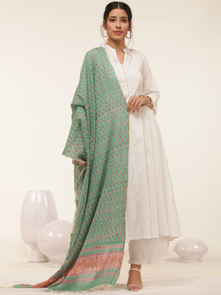 Gulmarg Nagma Set Of Anarkali Kurta Pants Dupatta