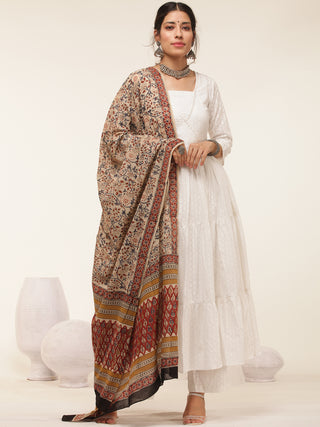 Gulmarg Nayan Set Of Kurta Pants Dupatta