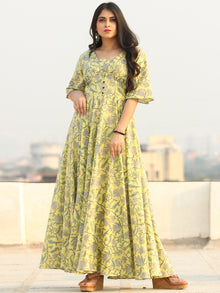 Gulzar Johi - Urave Cut Long Dress With Deep Back - D461F2286