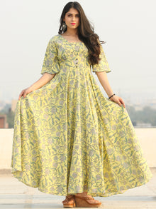 Gulzar Johi - Urave Cut Long Dress With Deep Back - D461F2286