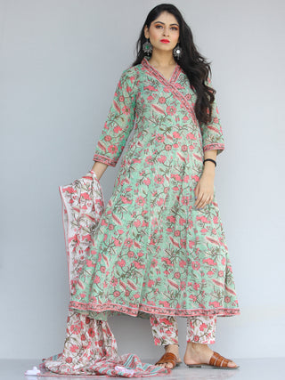 Jashn Pakiza - Set of Kurta Pants & Dupatta - KS13A2187D