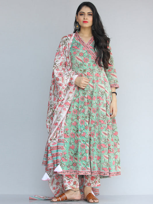 Jashn Pakiza - Set of Kurta Pants & Dupatta - KS13A2187D