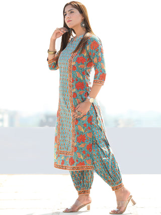 Utsav Samah - Kurta Salwar Pants & Kota Doria Dupatta - KS76D2570D