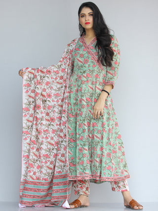 Jashn Pakiza - Set of Kurta Pants & Dupatta - KS13A2187D