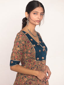 Sanjh Nayab Set Of Anarkali Palazzo Dupatta