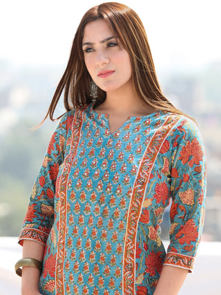Utsav Samah - Kurta Salwar Pants & Kota Doria Dupatta - KS76D2570D