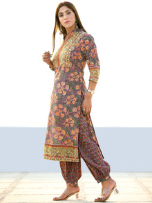 Rutba Palak - Set of Kurta Pants & Dupatta - KS09A2591D