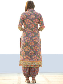 Rutba Palak - Set of Kurta Pants & Dupatta - KS09A2591D