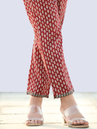 Utsav Saiz - Anakarli Kurta Pants & Kota Doria Dupatta - KS13A2569D