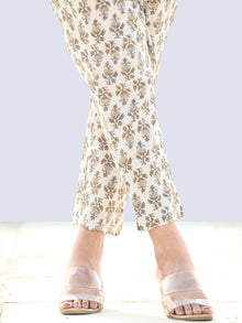 Utsav Rafya - Set of Kurta Pants & Dupatta - KS14E2560D