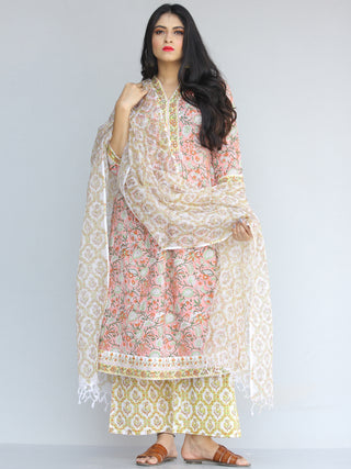 Jashn Aaira - Set of Kurta Palazzo & Dupatta - KS72AXXXD