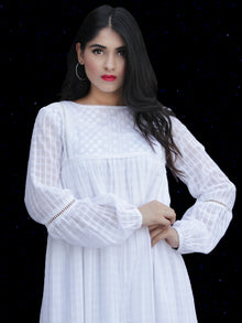 Chandni Raina - Cotton Dobby Midi Dress - D447FP02