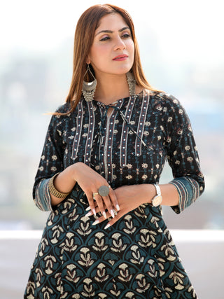 Utsav Panra - Anakarli Kurta Pants & Dupatta - KS77A2583D
