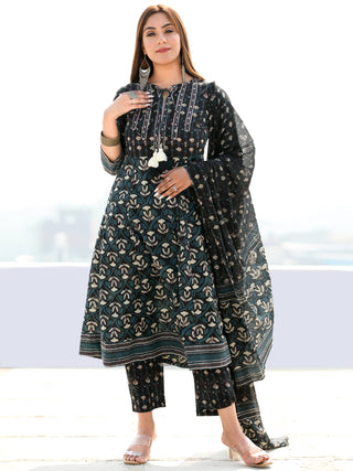 Utsav Panra - Anakarli Kurta Pants & Dupatta - KS77A2583D