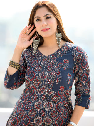 Ajrakh Amara - Kurta Palazzo & Dupatta - KS131B2582D