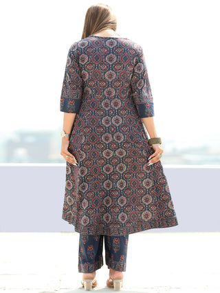 Ajrakh Amara - Kurta Palazzo & Dupatta - KS131B2582D