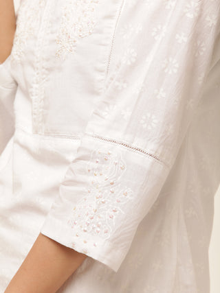 Gulmarg Fiza Set Of Kurta Salwar Pants Dupatta