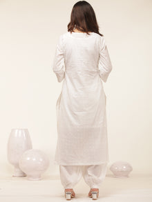 Gulmarg Fiza Set Of Kurta Salwar Pants Dupatta
