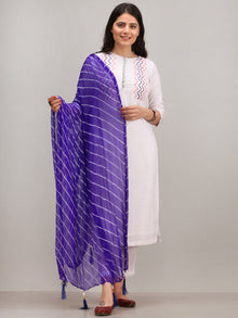 Noor Abida -  Self Embroidered Kurta Pant Set With Leheriya Dupatta - KS112AYYD7