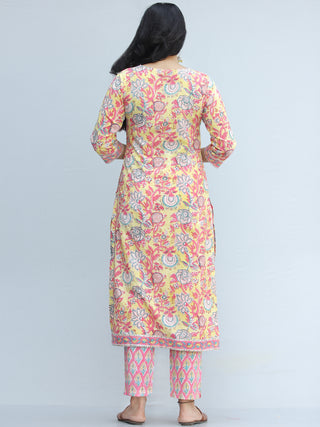 Jashn Gul - Set of Kurta Pants & Dupatta - KS73AXXXD