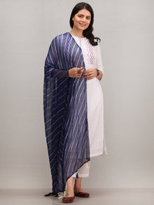 Noor Afiha -  Self Embroidered Kurta Pant Set With Leheriya Dupatta - KS112AYYD9