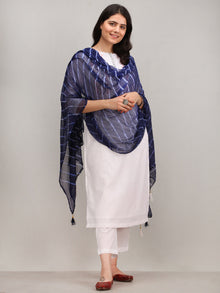 Noor Afiha -  Self Embroidered Kurta Pant Set With Leheriya Dupatta - KS112AYYD9
