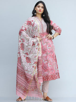 Jashn Gulerana - Set of Kurta Pants & Dupatta - KS03EXXXD