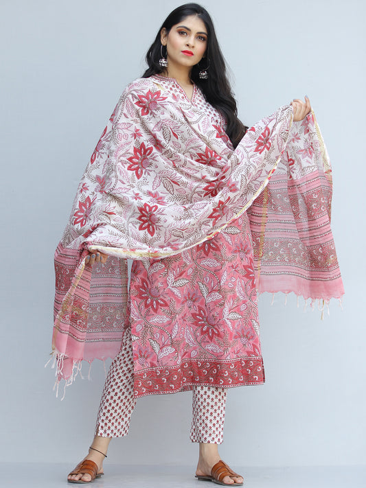 Jashn Gulerana - Set of Kurta Pants & Dupatta - KS03EXXXD