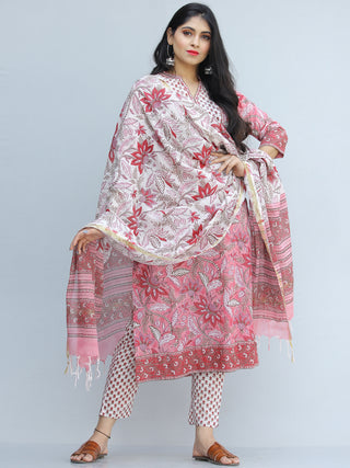 Jashn Gulerana - Set of Kurta Pants & Dupatta - KS03EXXXD