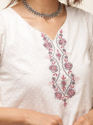 Gulmarg Faghir Set Of Kurta Palazzo Dupatta