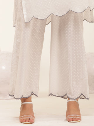 Gulmarg Anjum Set Of Kurta Palazzo Dupatta