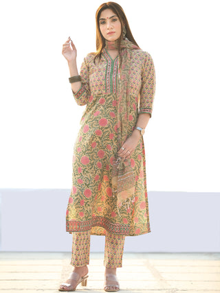 Utsav Mehreen - Kurta Pants & Kota Doria Dupatta - KS59H2585D