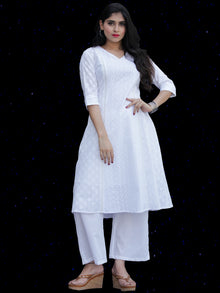 Chandni Taaj - Cotton Dobby Back Tie Up Kurta - KS36KFP01