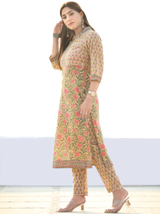 Utsav Mehreen - Kurta Pants & Kota Doria Dupatta - KS59H2585D